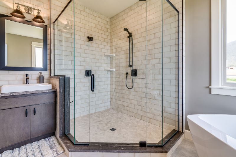 Modern Shower with Features